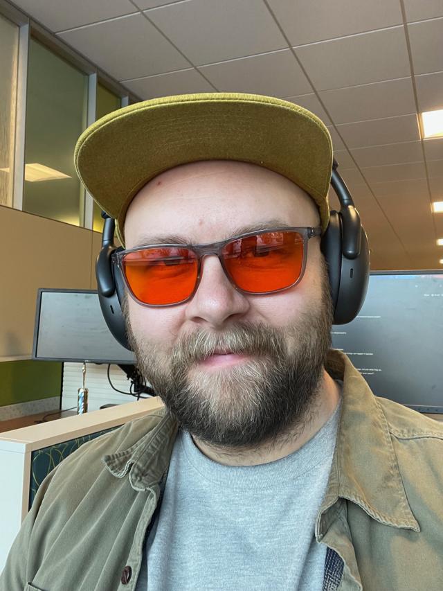 Kyle in the office